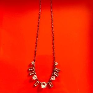 Victorian Crystal stone cut necklace.
